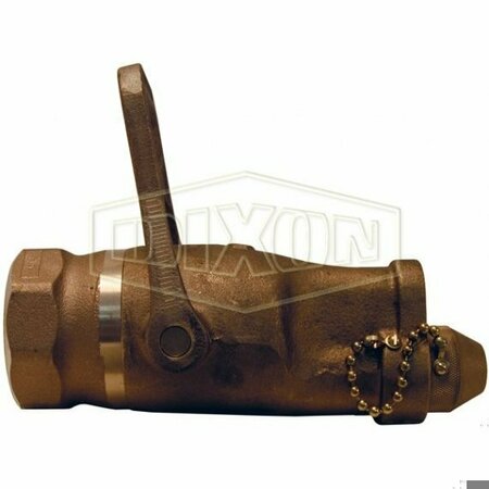 DIXON Fog Nozzle, 2-1/2 in Inlet, Brass Body CGN250NST